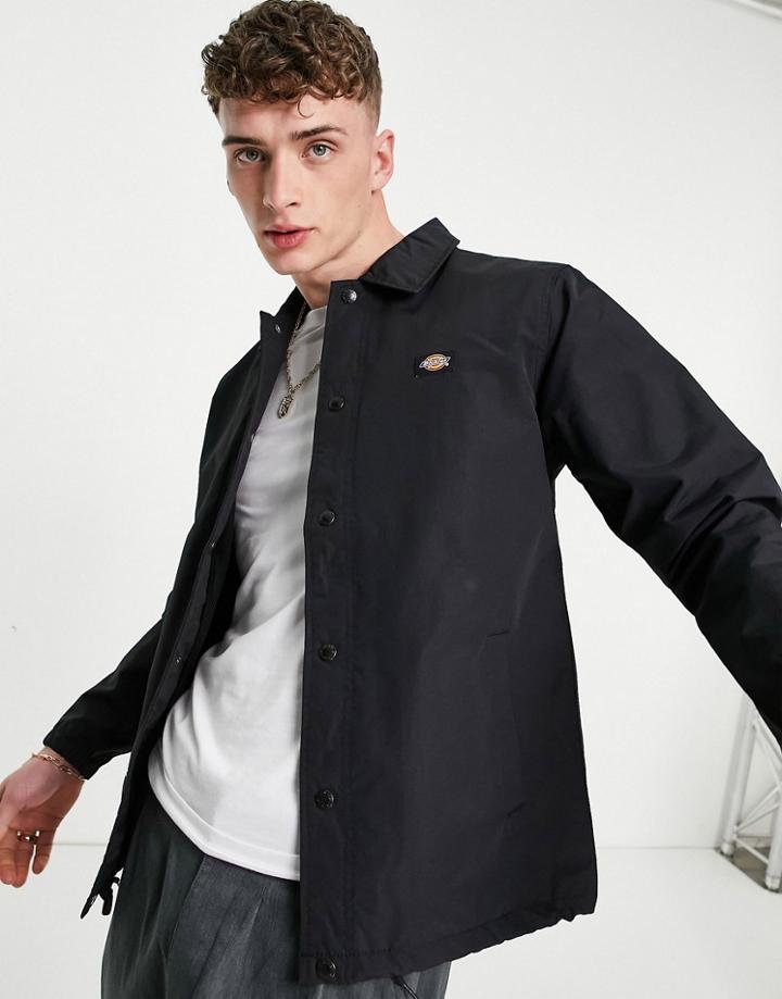 Dickies Oakport Coach Jacket In Black