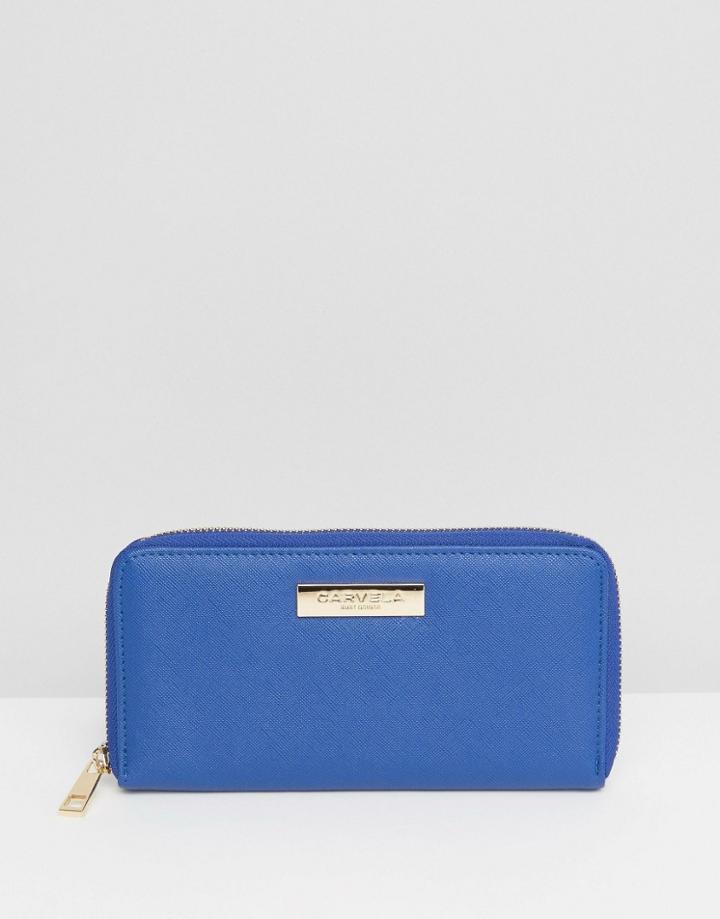 Carvela Alis Zip Around Purse - Blue
