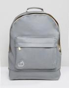 Mi-pac Rubberised Backpack In Gray - Gray