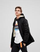Element Stark Sherpa Lined Parka In Black - Black