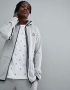 Wear Color Bond Hooded Jacket In Gray Melange - Gray