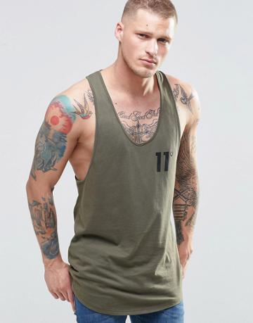 11 Degrees Logo Vest - Green