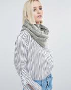 Genie By Eugenia Kim Lane Light Gray Knit Scarf - Gray