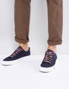 Tommy Hilfiger Dino Canvas Sneakers In Navy - Navy