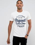 Jack & Jones Originals T-shirt With Brand Graphic - White