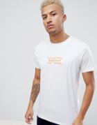Night Addict Collecting Embroidered T-shirt - White