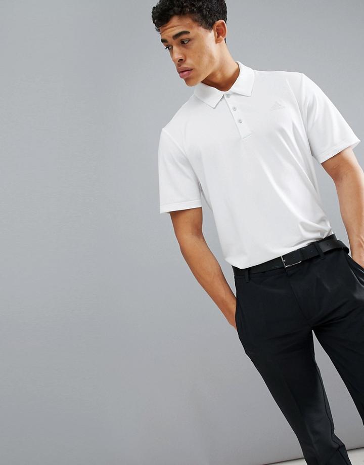 Adidas Golf Ultimate 365 Polo Shirt In White D96150 - White
