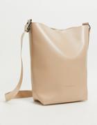 Claudia Canova Tall Bucket Bag In Beige-neutral