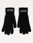 Nicce Gloves With Logo In Black