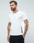 Boss By Hugo Boss T-shirt Idenitity Logo In Regular Fit - White