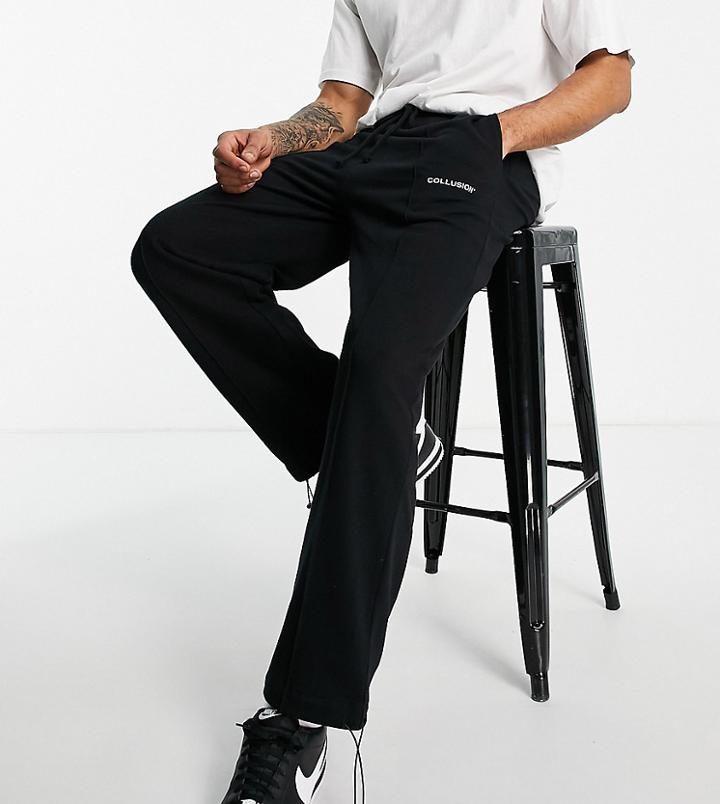 Collusion Sweatpants In Black - Part Of A Set