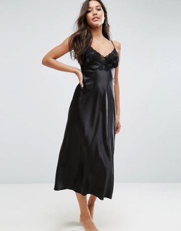 Lingadore Ava Maxi Night Dress - Black