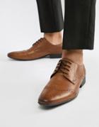 Moss London Brogues In Tan - Tan