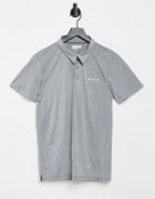 Columbia Triple Canyon Tech Polo Top In Gray-grey