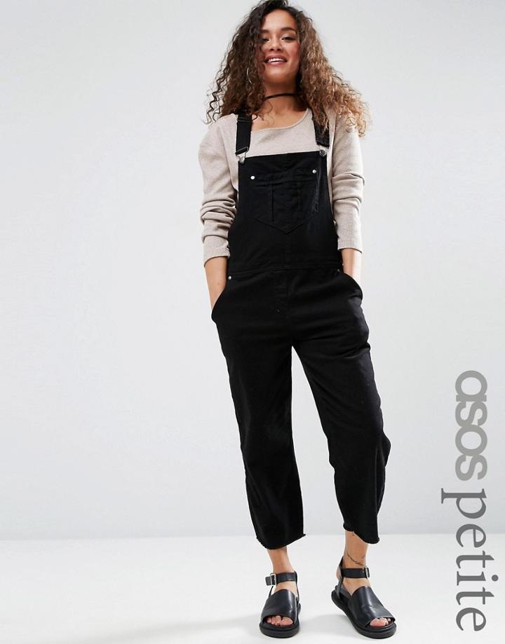 Asos Petite 90s Style Overalls - Black