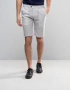 Gianni Feraud Pastel Stripe Seersucker Shorts - Green