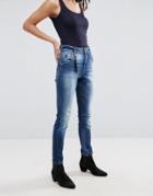 Only Lise Antifit Skinny Jeans - Blue