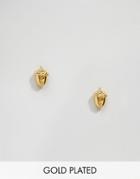 Gorjana Gold Plated Acorn Stud Earrings - Gold