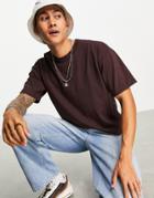 Nike Premium Essentials Oversized T-shirt In Dark Brown