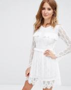 Millie Mackintosh Lace Dress - White