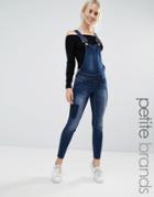 Vero Moda Petite Patch Overall - Blue