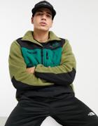 The North Face Steep Tech Half Zip Fleece Jacket In Green