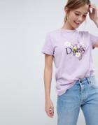 Moves By Minimum Slogan T-shirt - Purple
