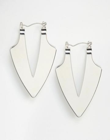 Ashiana V Earrings - Silver