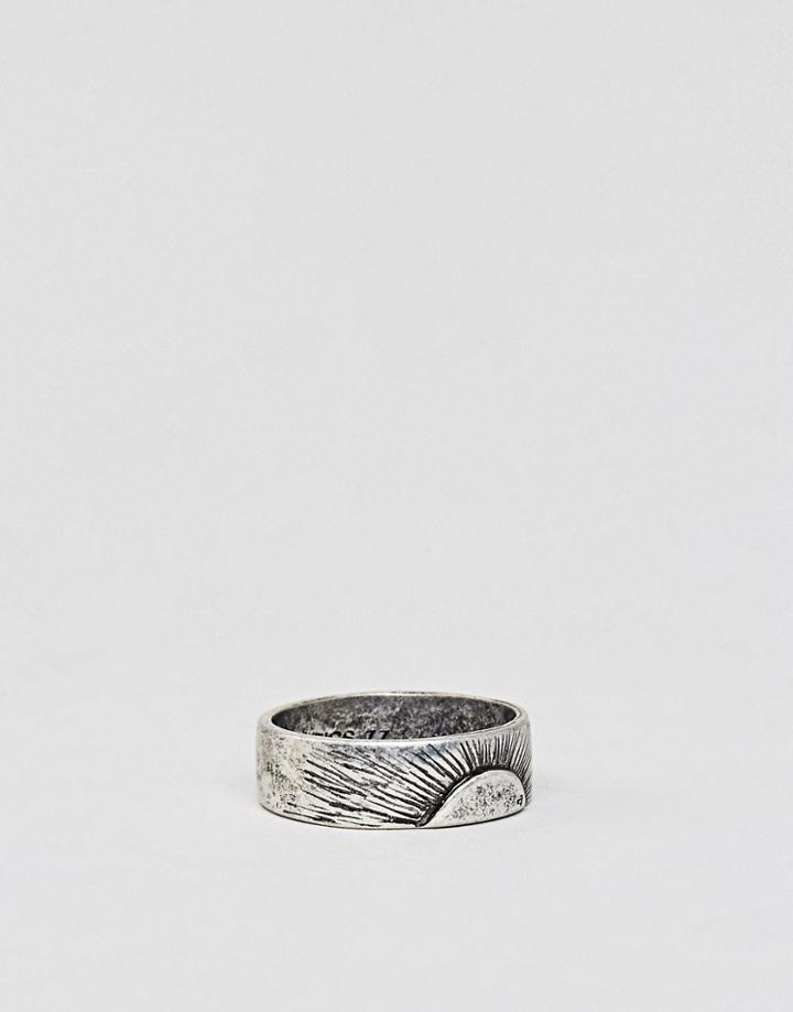Classics 77 Sunrise Band Ring In Silver - Silver