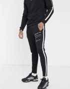 The Couture Club Definition Taped Sweatpants In Black