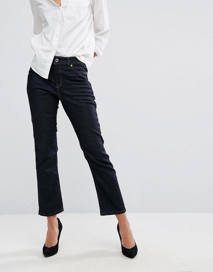 Diesel Reen Mid Rise Straight Mom Jeans-gray