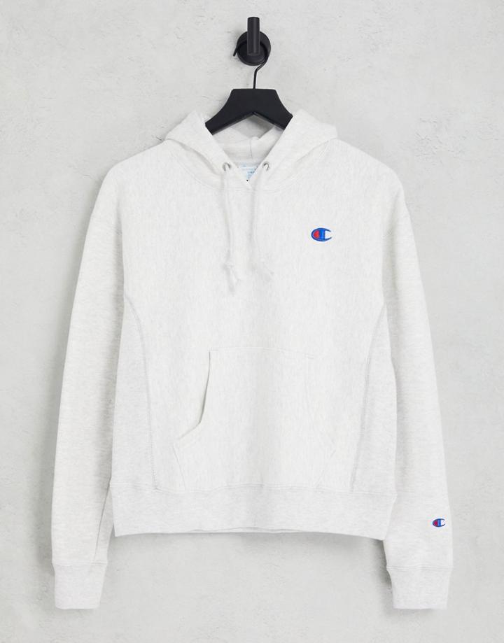 Champion Hoodie With Logo In Gray