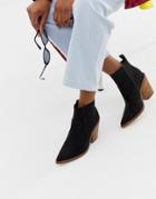 Asos Design Elliot Western Boots - Black