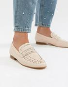 Miss Kg Kathy Studded Flat Shoes - Beige