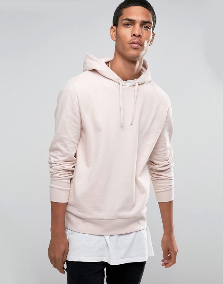 Asos Hoodie In Pink - Pink