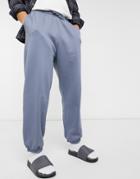 Weekday Standard Sweatpants In Blue-blues