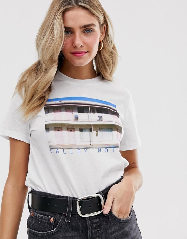 Pieces Photographic T-shirt - White