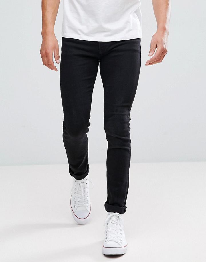 Kiomi Slim Fit Jeans In Black - Black