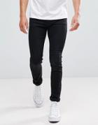 Kiomi Slim Fit Jeans In Black - Black