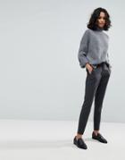 Selected Femme Slim Pants - Gray