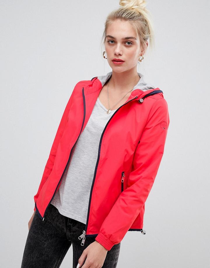Tommy Hilfiger Denim Bree Scooter Jacket - Red