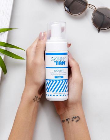Skinny Tan Mousse Dark - 150ml - Clear