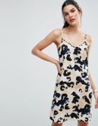 Asos Animal Print Mini Cami Dress - Multi