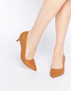 Asos Sequence Pointed Heels - Tan