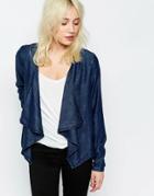 Only Lycocell Drapy Jacket - Blue