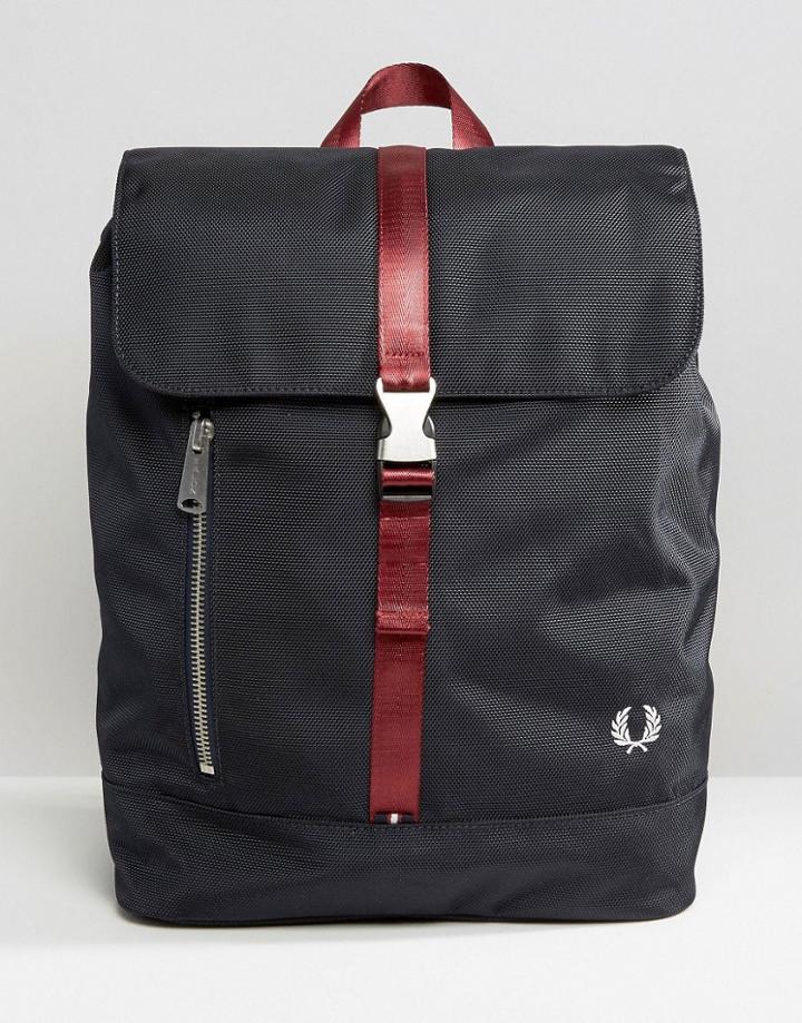 Fred Perry Contrast Backpack In Navy - Navy