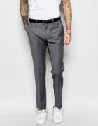Asos Skinny Smart Suit Pants In Tonic - Gray
