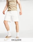 Collusion Extreme 90s Baggy Shorts In White