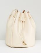 Mango Crossbody Bucket Bag - Cream
