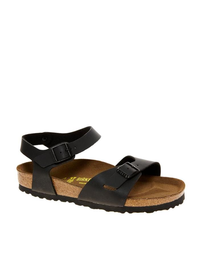 Birkenstock Rio 2 Strap Black Sandals
